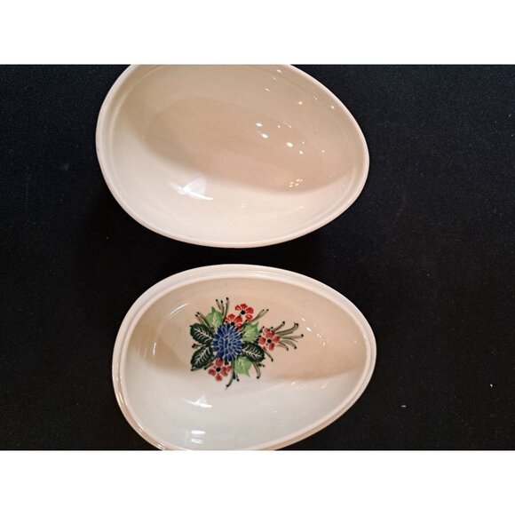 Polish Pottery Floral Egg Trinket Box Boleslawiec Hand Painted 1 QTY 5 - Picture 7 of 8